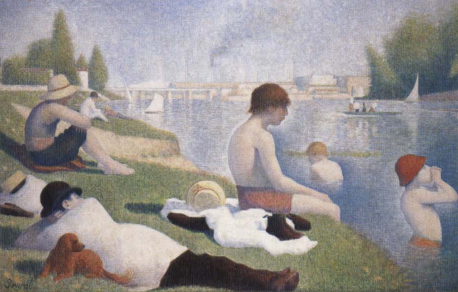 Georges Seurat Bathers at Asnieres